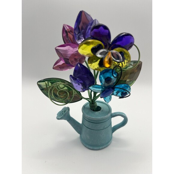 Ganz Crystal Expressions Acrylic Flowers with a Butterfly - Picture 1 of 5